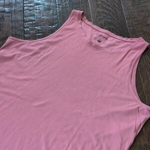 PACT I Pink Sustainable Organic Cotton Sleeveless Tank Top, XL